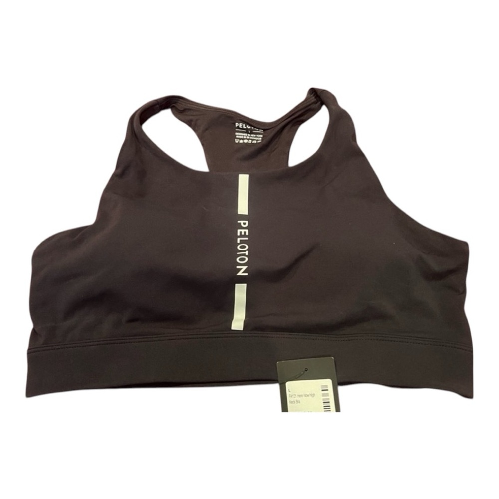 Peloton NWT Large Here Now High Neck Bra with pads host pick